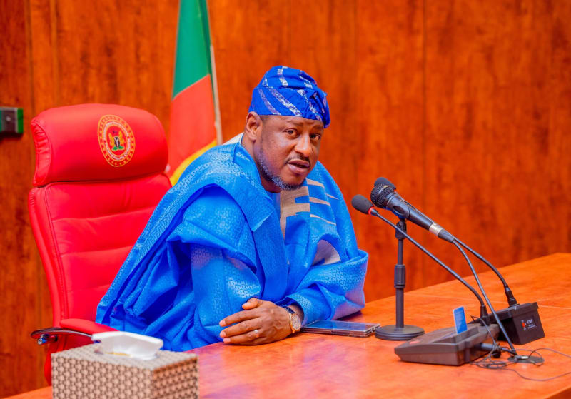 Nigerian pensioners meeting with Governor Radda at Government House in Katsina State