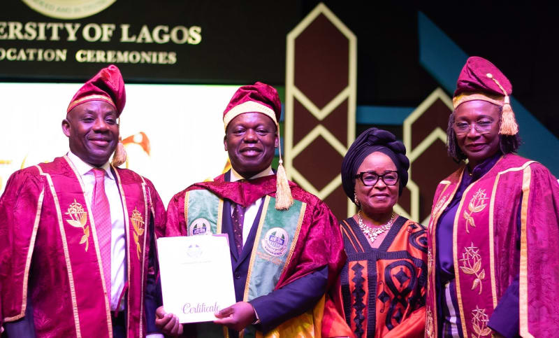 Nigerian Energy Leader Honored With Doctorate by UNILAG