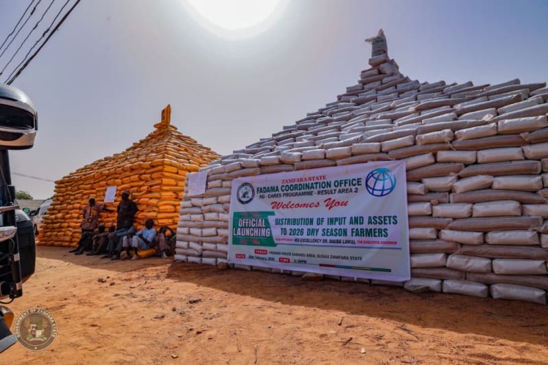 Zamfara Gives Farmers 3,920 Bags of Fertilizer for Crops