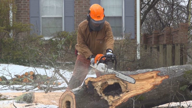 Veterans Clear Storm Debris for Mississippi Homeowners