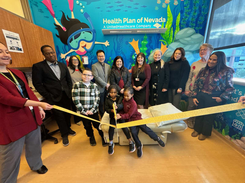 Las Vegas Kids' Clinic Unveils Ocean-Themed Exam Room