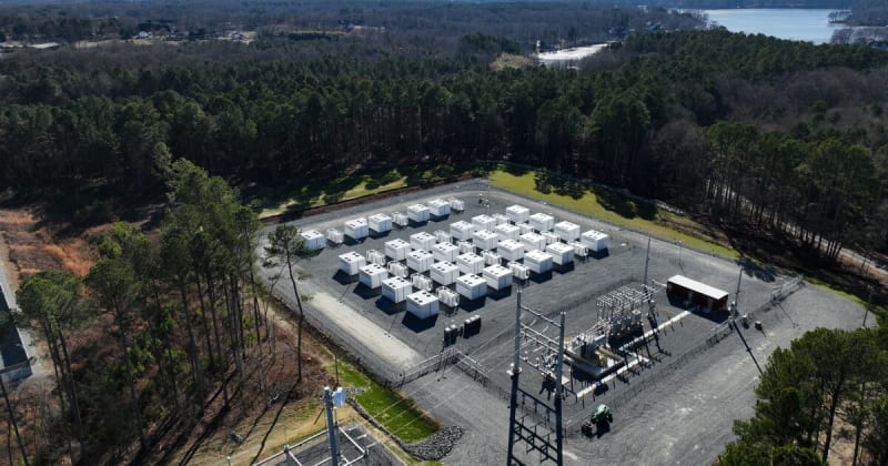 Giant Battery Powers 50,000 Homes at Former Coal Plant Site