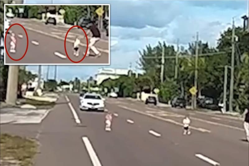Dad of 5 Stops Traffic to Save Toddlers in Florida