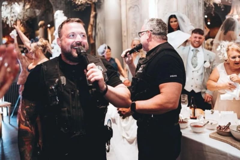 Bride's Fake Police Prank Sends Wedding Into Dance Party - Image 2