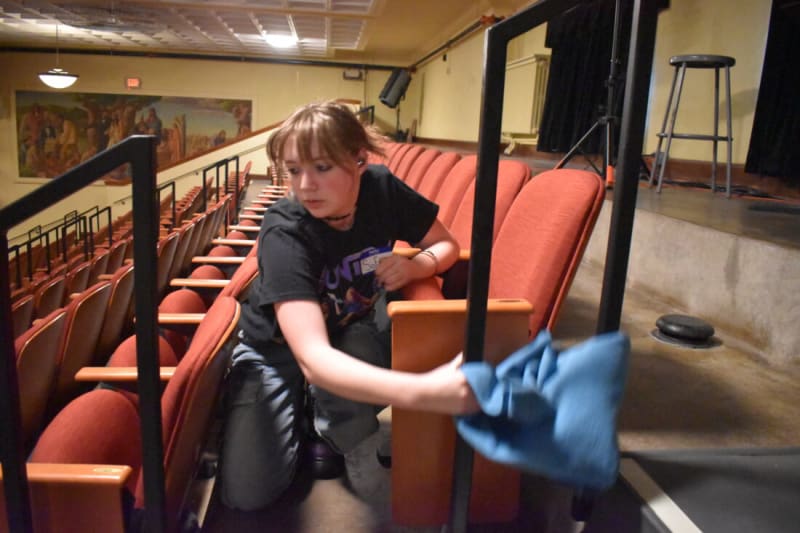New Ulm Volunteers Clean Historic Theater for Community - Image 3