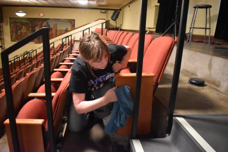 New Ulm Volunteers Clean Historic Theater for Community - Image 5