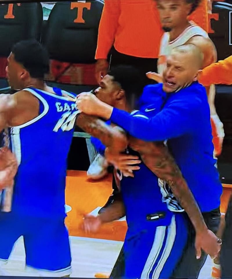 Kentucky Coach Stops Fight, Gets Surprise Water Bath - Image 2