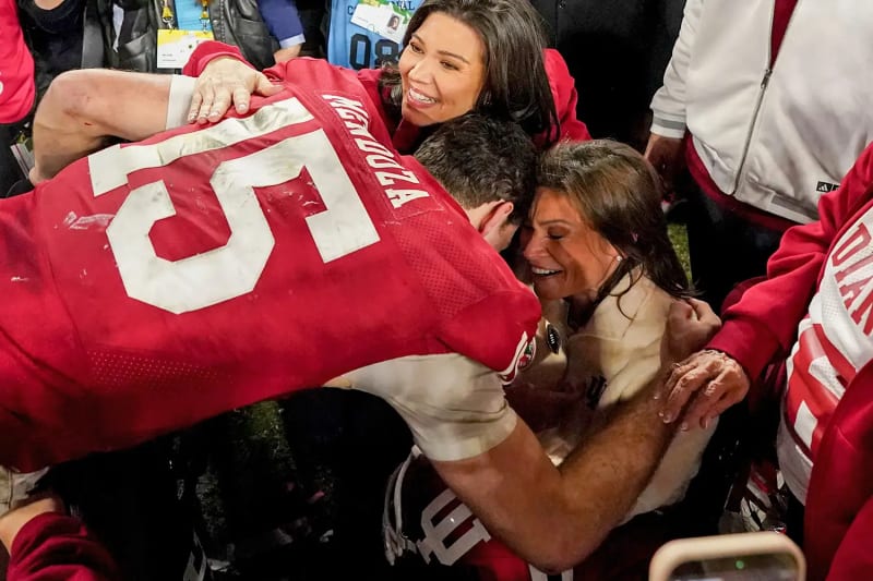QB Hugs Mom After Leading Indiana to First Title - Image 2