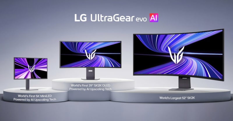 LG Revolutionizes Gaming Displays with Cutting-Edge UltraGear Evo Monitors Featuring AI Technology