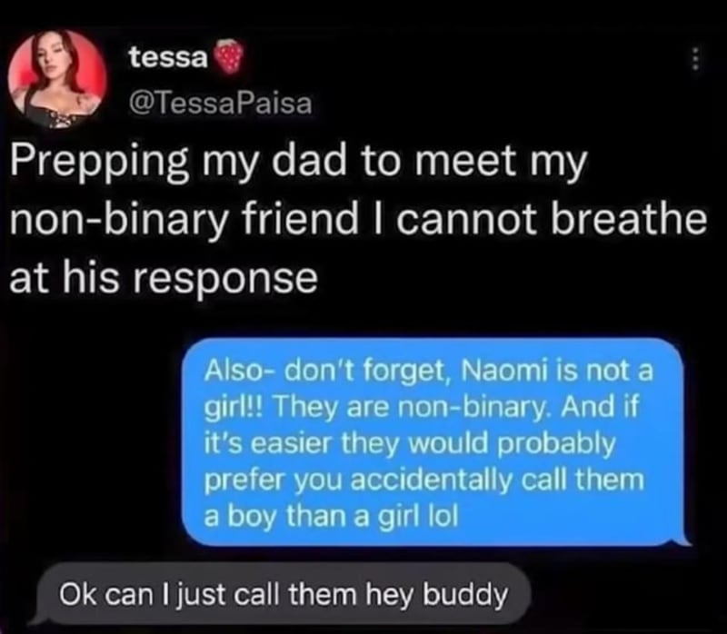 Dad's Heartwarming Solution: "Hey Buddy" Becomes Perfect Gender-Neutral Greeting