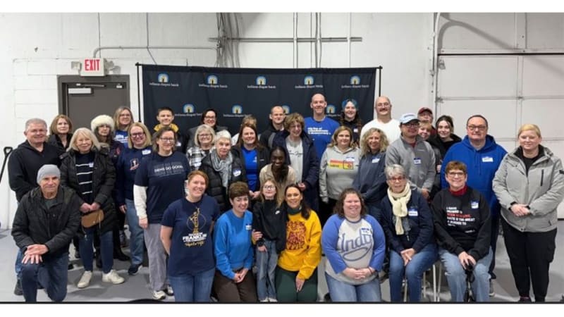 40 Volunteers Package 16,000 Diapers for Indiana Families