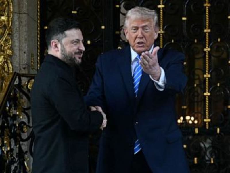 Hope Rises: Presidents Trump and Zelenskyy Meet at Mar-a-Lago to Discuss Ukraine Peace Prospects