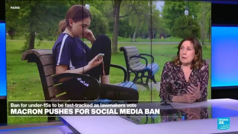 France to Ban Social Media for Kids Under 15 by September