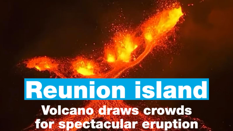 Reunion Island Volcano Draws Crowds After 3-Year Break - Image 2