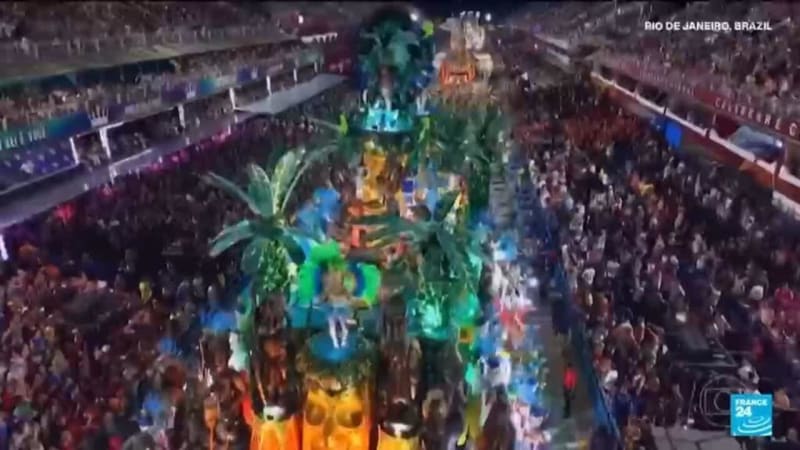 Rio's Samba Schools Dazzle at Carnival Competition