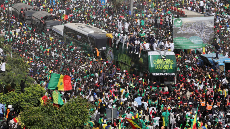 Senegal Wins Second AFCON Title, Thousands Celebrate