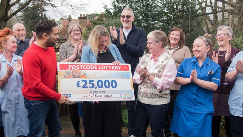 Lottery Winner's £25K Hospice Gift Doubled by Company