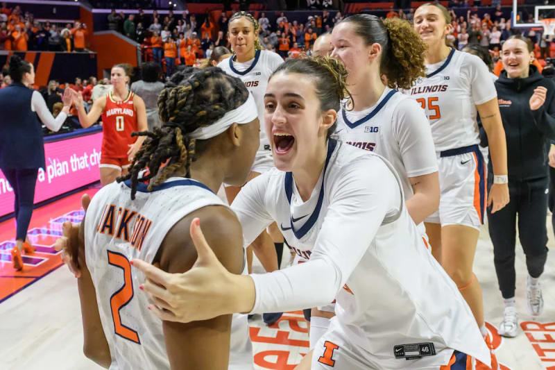 Illinois Women's Basketball Shocks No. 7 Maryland in Historic Home Victory