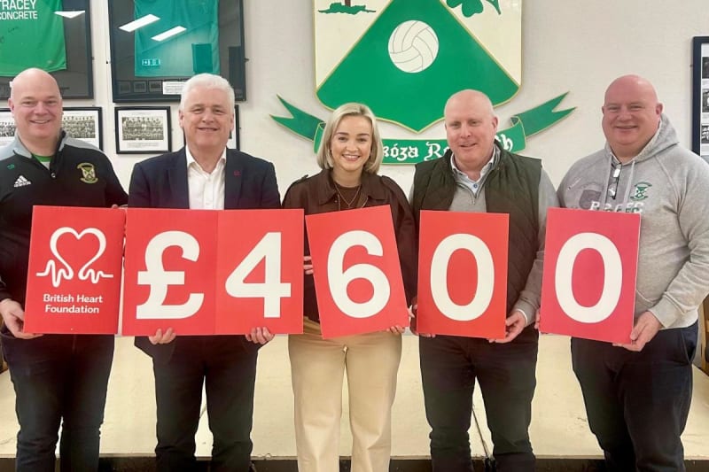 Irish Club Raises £4,600 for Heart Research on Christmas Eve