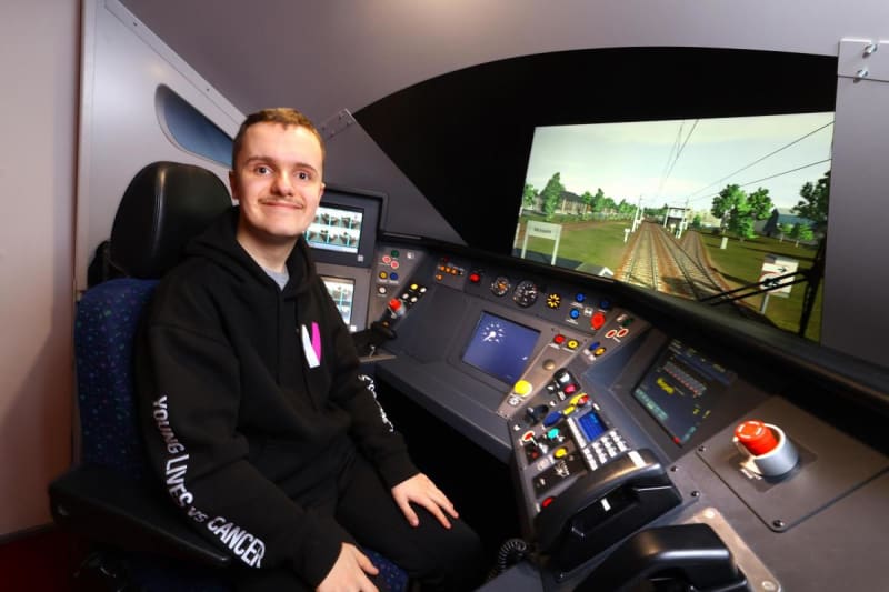 Teen Raises £220K After Brain Tumor, Gets Dream Train Day