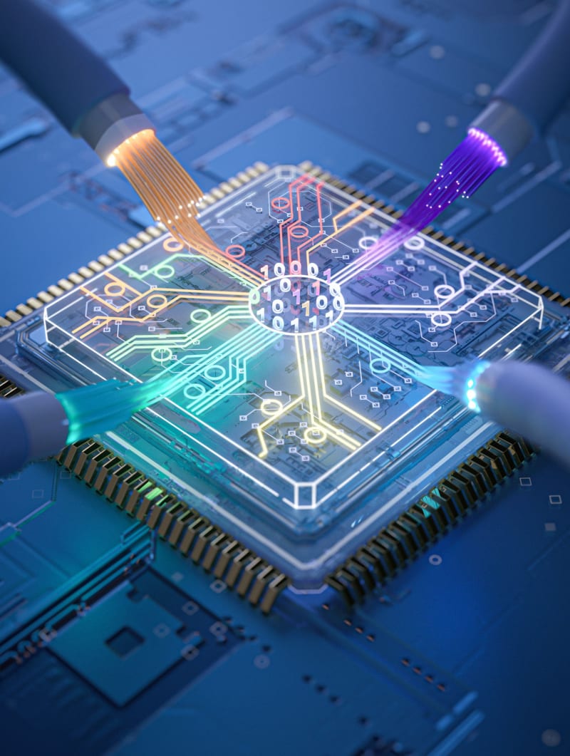 Caltech Chip Matches Fiber Optic Speed on Silicon Wafer