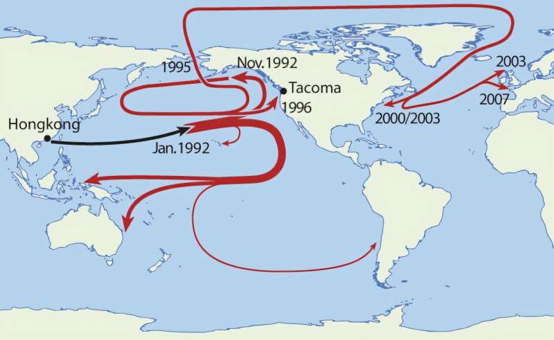 Lost Cargo Helps Scientists Track Ocean Currents - Image 2