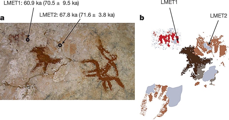 Scientists Find 67,800-Year-Old Hand Art in Indonesia