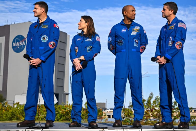 NASA Rolls Out Rocket for First Moon Crew in 50 Years