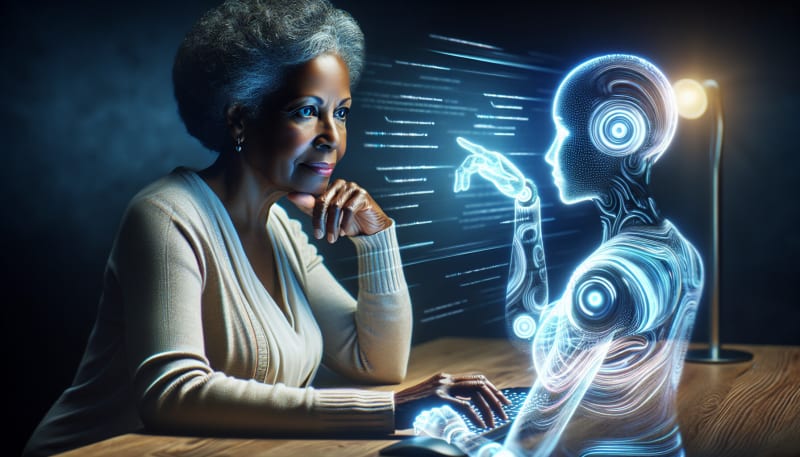 Person having supportive text conversation on smartphone representing AI-analyzed empathetic communication