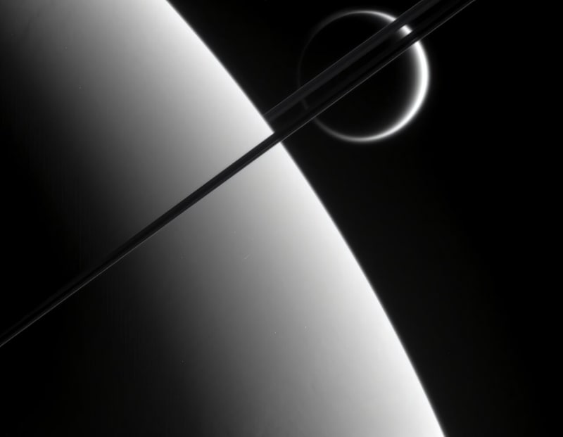 Saturn's Titan May Be Two Ancient Moons Merged Into One