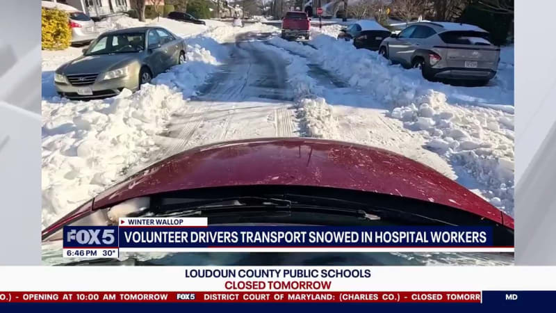 22 Volunteers Drive Hospital Staff Through Virginia Storm - Image 3