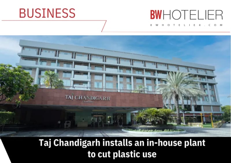 Taj Chandigarh Bottles Its Own Water to Cut Plastic Waste - Image 2
