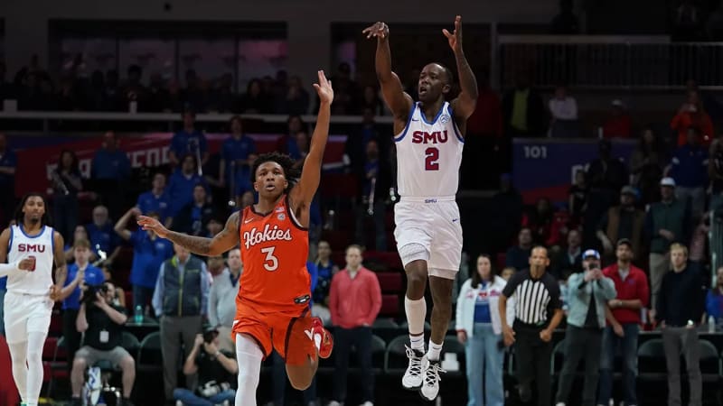 SMU's Boopie Miller Sinks Half-Court Shot to Win Game