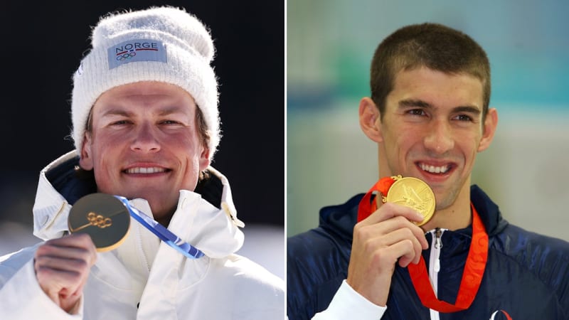 Norwegian Skier Joins Phelps in 10-Gold Medal Club