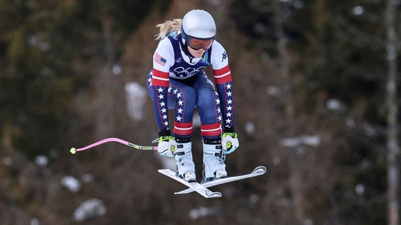 Lindsey Vonn Races Olympics Days After Tearing Her ACL