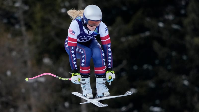 Lindsey Vonn Trains for Olympics Days After Tearing ACL