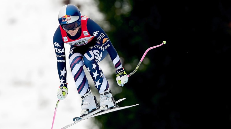 Lindsey Vonn Trains Days After ACL Rupture Before Olympics
