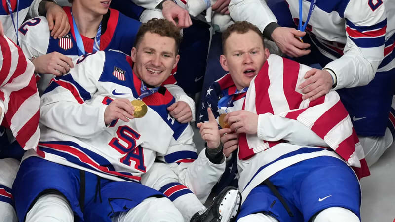 Team USA Hockey Wins Gold, Thanks Military and Heroes