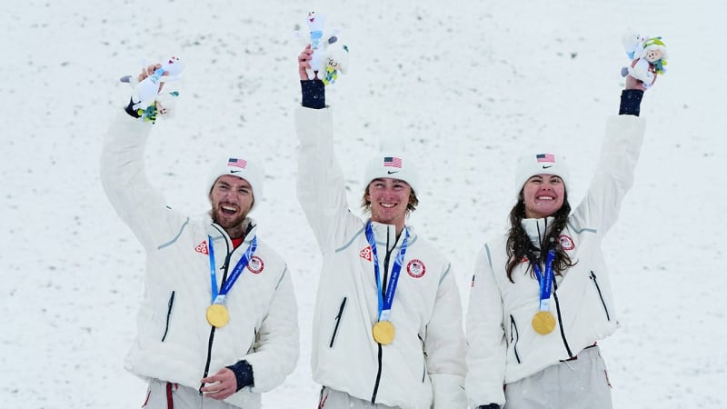 Team USA Wins Back-to-Back Gold in Freestyle Skiing