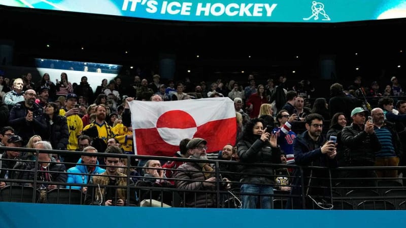 Olympic Hockey Fans Unite Behind Greenland at USA vs Denmark