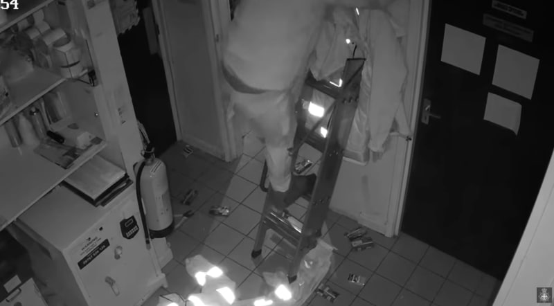 Bumbling Burglar Falls From Ceiling 4 Times, Gets Caught - Image 3