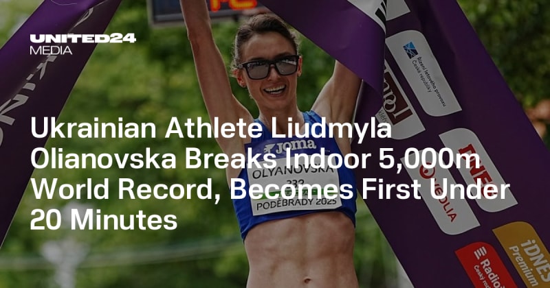 Ukrainian Racewalker First to Break 20-Minute Indoor 5K