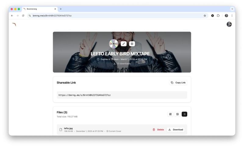 WeTransfer Founder Launches Boomerang: A Simple File-Sharing Solution Built for Users