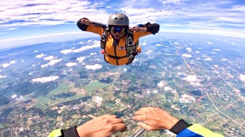India's First Licensed Woman Skydiver From Andhra Pradesh