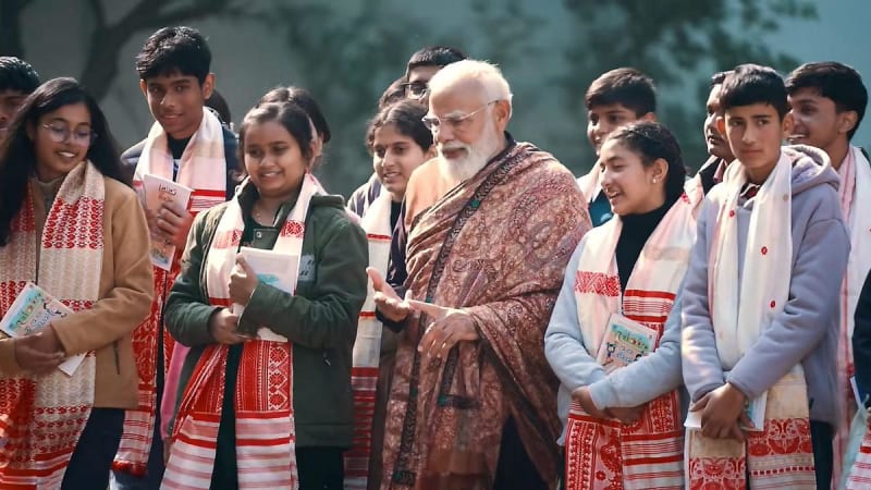 India's PM Tells 48M Students: Trust Your Own Study Style