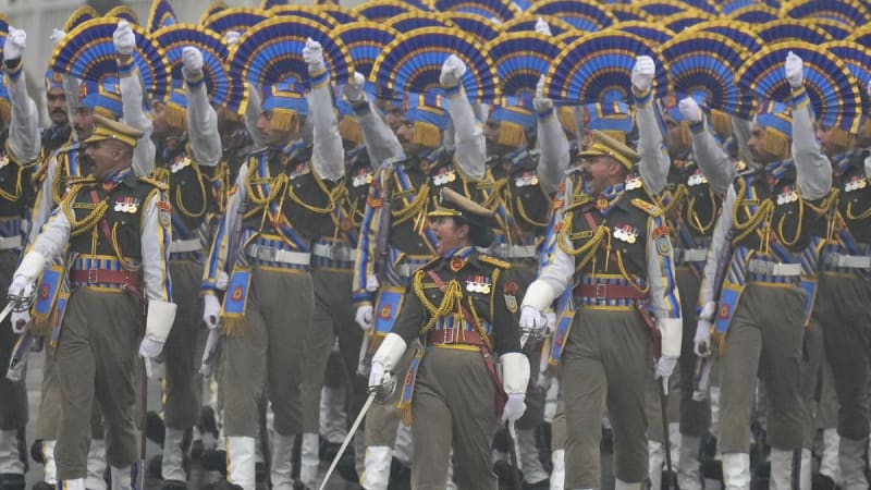 26-Year-Old Woman Leads All-Male Parade Squad in India First
