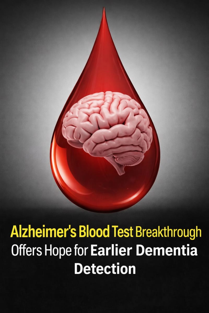 Australia Blood Test Detects Alzheimer's Years Early