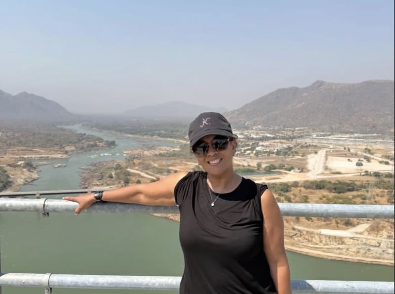 Rebkha Atnafou-Boyer meeting with Ethiopian health officials to discuss pharmaceutical manufacturing and healthcare partnerships