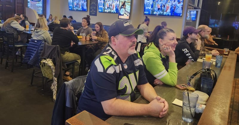 Spokane Seahawks Fans Celebrate NFC Championship Win