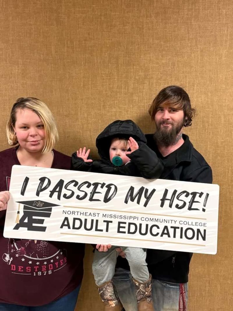 Two Adults Earn Diplomas at Mississippi Graduation